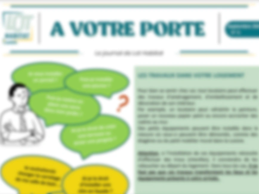 Article – À votre Porte : n°6
