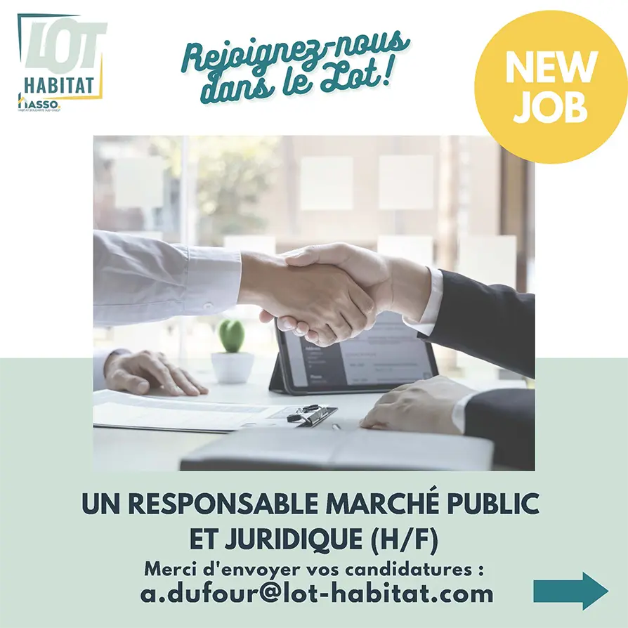 offre emploi responsable marché public